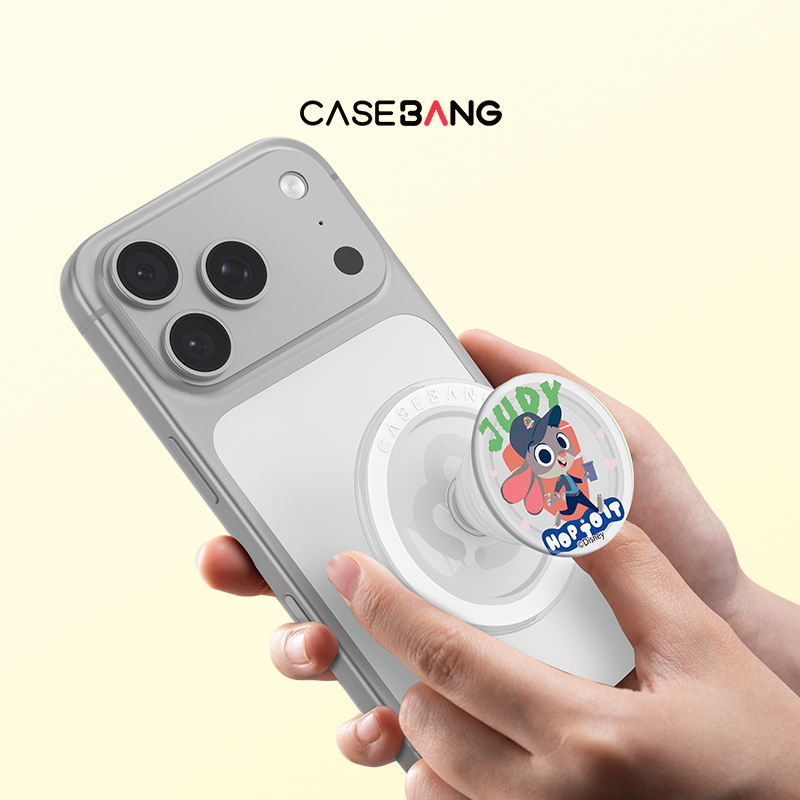 CASEBANGx迪士尼疯狂动物城联名逃亡联盟系列出奇磁吸气囊手机伸缩可拆卸防摔卡通支架 - 图2