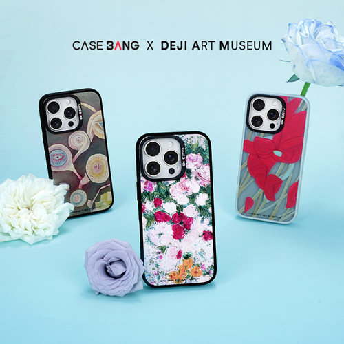 CASEBANGx德基艺术博物馆联名花花世界适用iPhone18ProMax/18Pro/17ProMax/17Pro/16Pro可拆卸磁吸苹果手机壳 - 图0