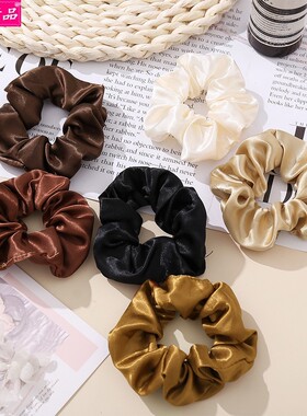 ins French style retro Rubber band Hair Tie Headdress Women
