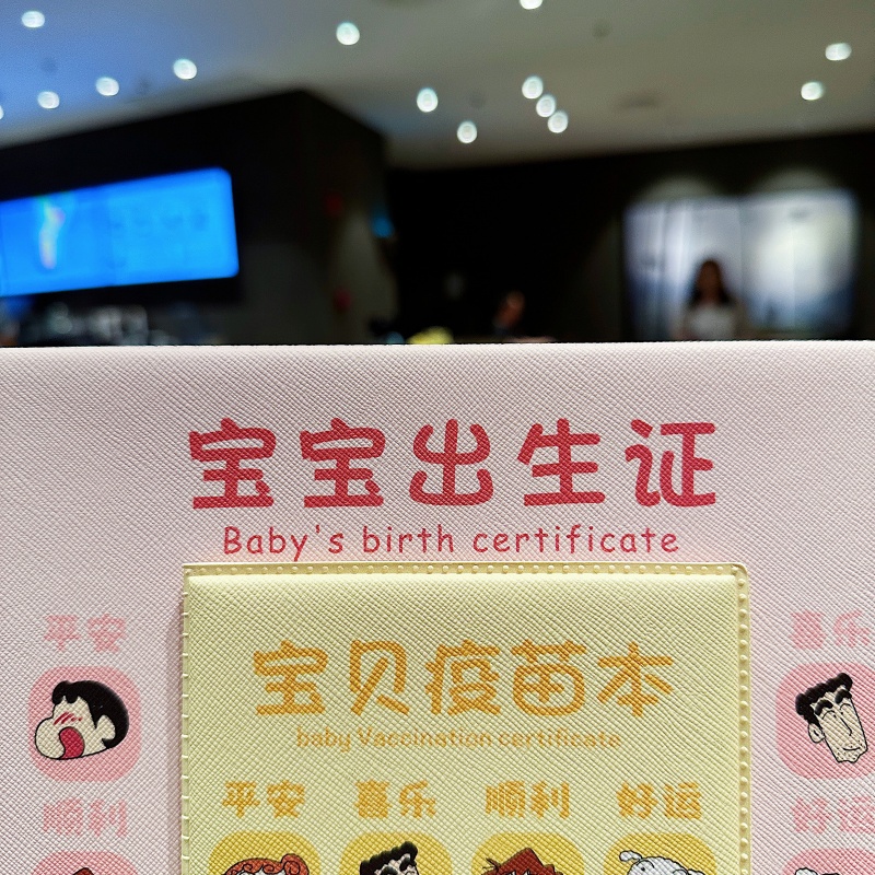 2025出生证保护套疫苗本外套可爱卡通蛇年宝宝男女孩接种证件收纳 - 图2