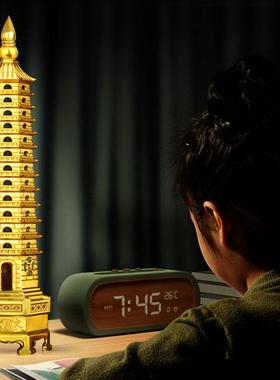 状元及第套餐文昌塔搭13十三层天然水晶球文昌笔摆件书房挂件书桌