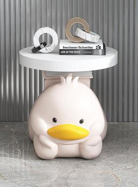 鸭子大型落地摆件客厅电视柜沙发边几装饰品茶几床边搬家乔迁礼物