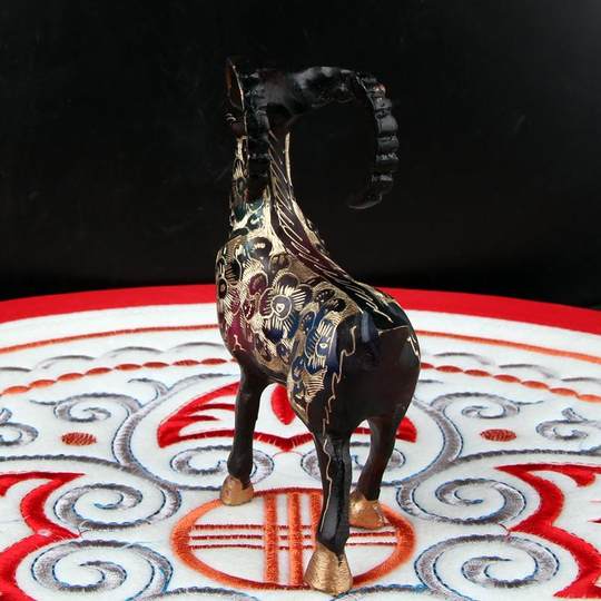 Pakistani copper handicrafts animal copper sheep ornaments Chinese style imitation bronze zodiac sheep ornaments copper baby goat