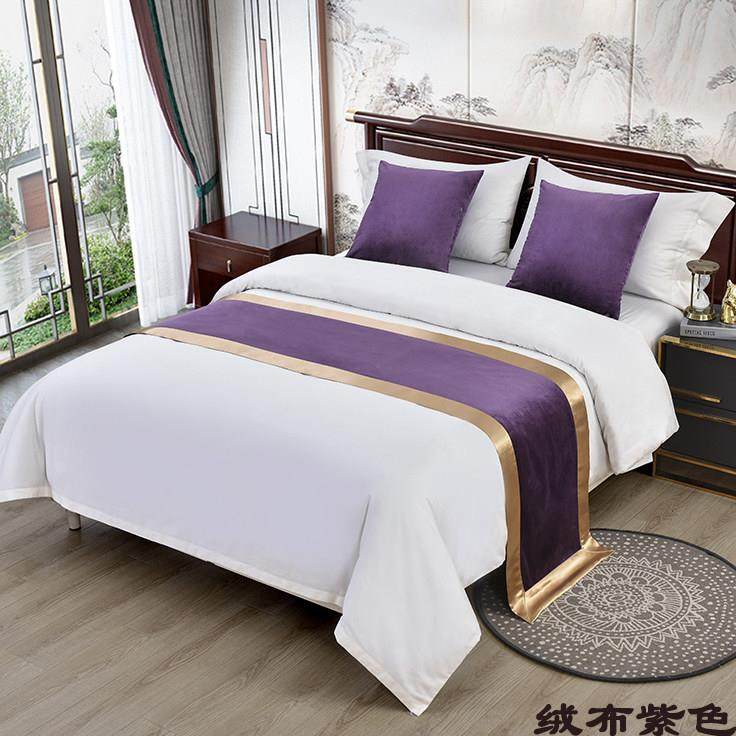 欧式轻奢床尾巾酒店宾馆床上用品抱枕民宿床旗床盖简约床搭巾床边,淘宝优惠券,粉丝福利购,淘宝优惠卷