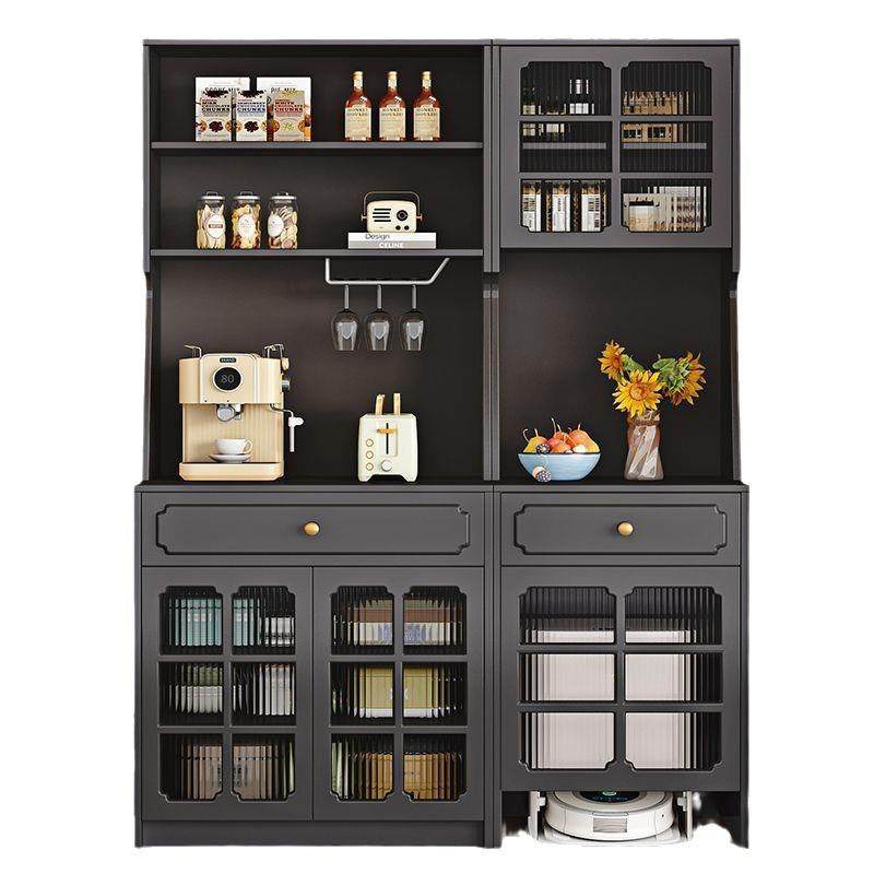 实木餐边柜橱柜碗柜收纳餐具柜小户型奶油风茶水柜靠墙柜子储物柜,淘宝优惠券,粉丝福利购,淘宝优惠卷