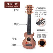 Playable Instruments Steel Strings Children Early Teaching Guitar Ground Stall Puzzle Toy Gift 47cm Guitar Custom