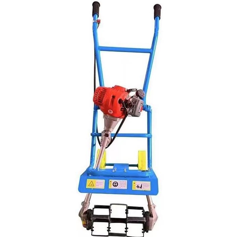 宗胜鸣山机械h新型双杆推车防缠草割碎草小型汽油除草机 - 图3