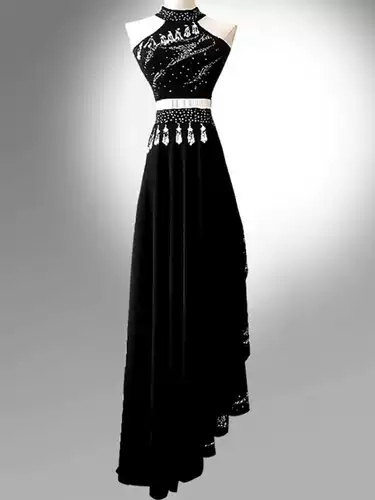 Костюм для танцевального шоу, юбка в складку, практика, новая коллекция, павлин, с акцентом на бедрах, рыбий хвост