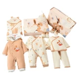 Демисезонная подарочная коробка для новорожденных, комплект, демисезонный детский комбинезон для младенца