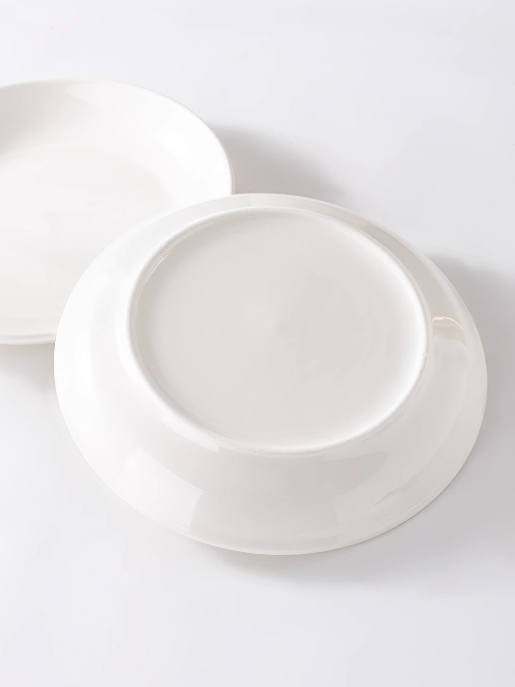 加厚加大号陶瓷圆盘子大盘子超大家用深盘平果盘创意蒸鱼剁椒鱼头