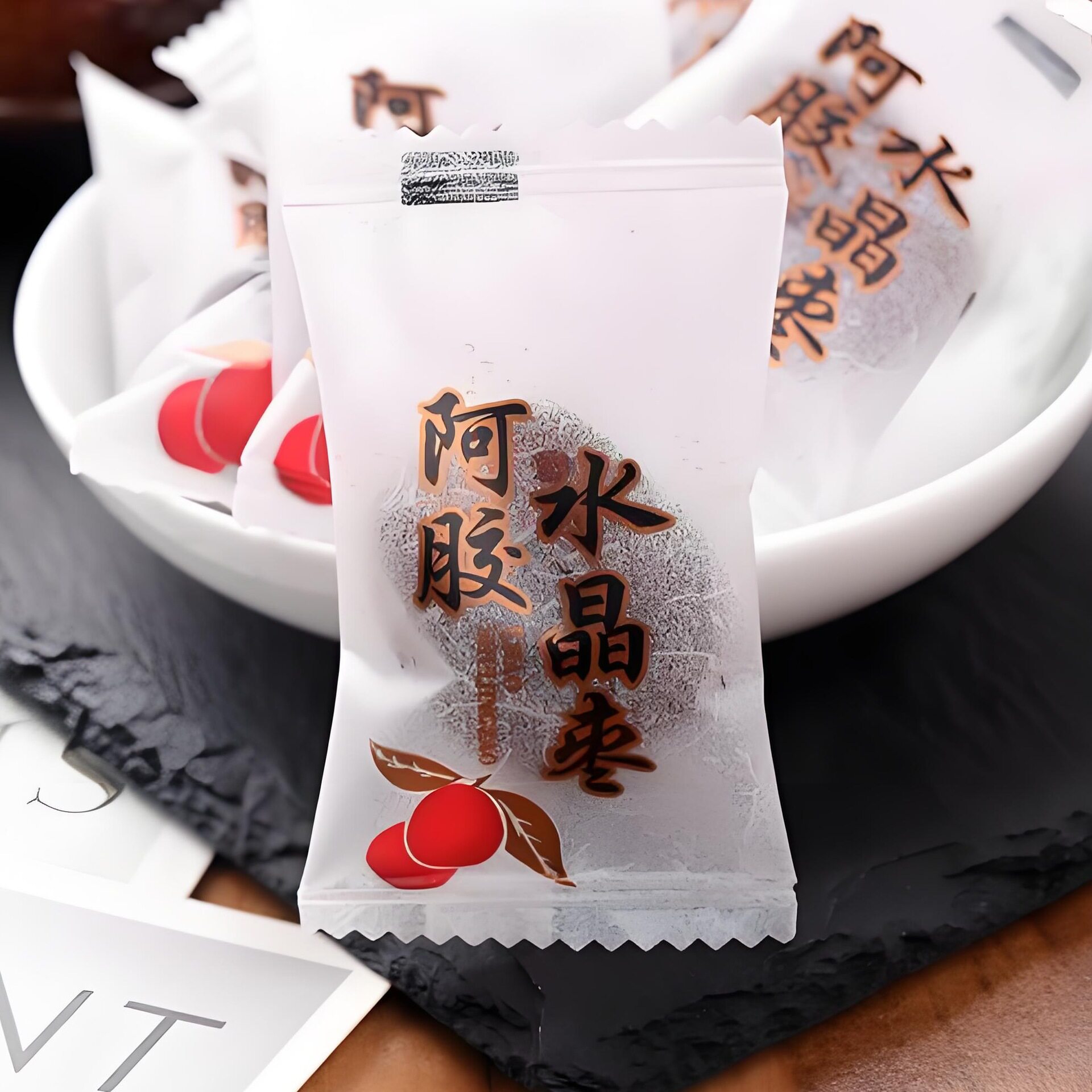 阿胶水晶枣即食阿胶枣软糯香甜无核女士阿胶金丝蜜枣独立装