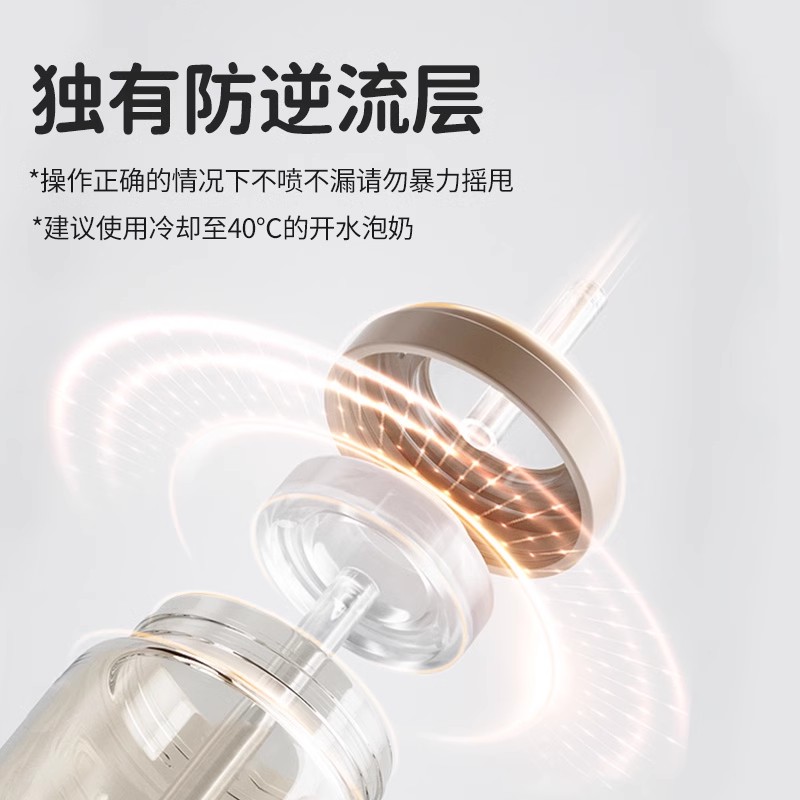 UBMOM婴幼儿喝水学饮杯吸管鸭嘴杯PPSU宝宝水杯硅胶牛奶瓶防呛漏