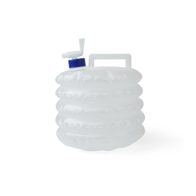 户外3L伸缩水桶野营PE塑料自驾车载储水桶折叠水袋带水龙头饮水袋 - 图3