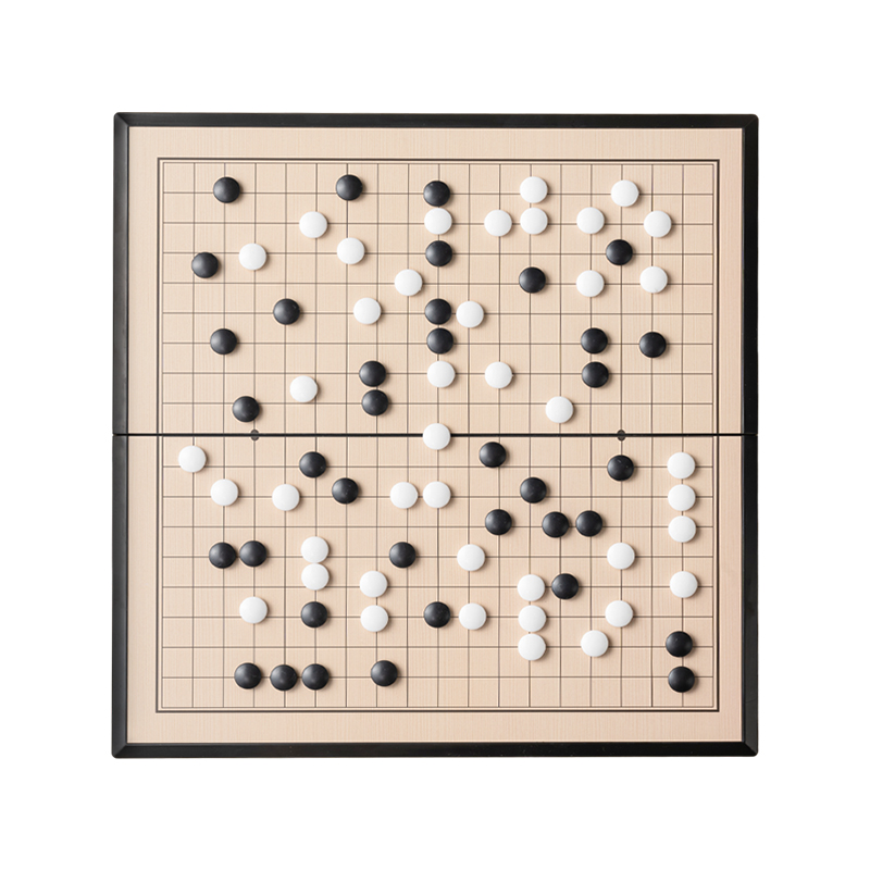 磁性五子棋围棋子儿童初学套装小学生标准成人版19路便携棋盘套装 - 图3