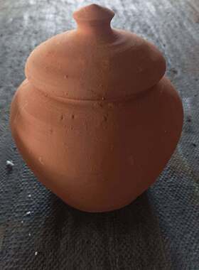 五色土陶罐老式盆粗花盆