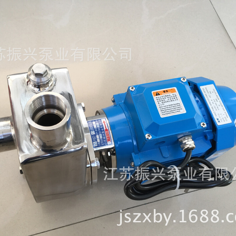 25FBZ-8不锈钢自吸泵单级自吸泵 敞开式叶轮自吸泵 304/316自吸泵 - 图0