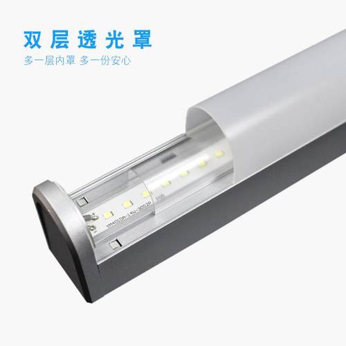 7TLED镜前灯卫生间梳妆免打孔厕所洗手间镜灯浴室镜柜化妆台镜子 - 图3