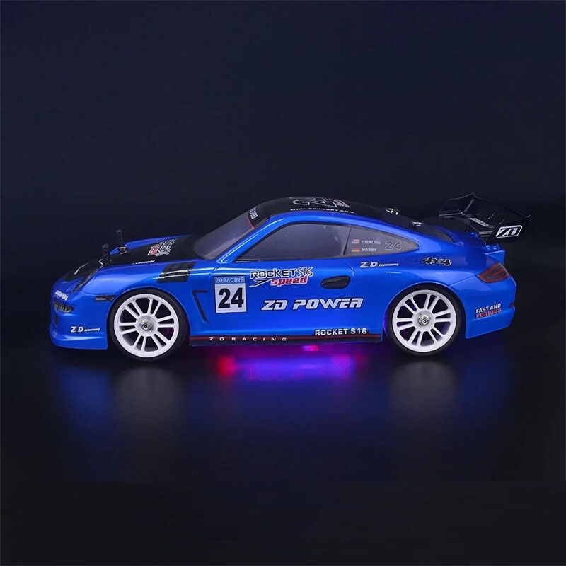 ZD Racing遥控车RC S16 1/16四驱电房平跑车赛道无刷电动RTR - 图1