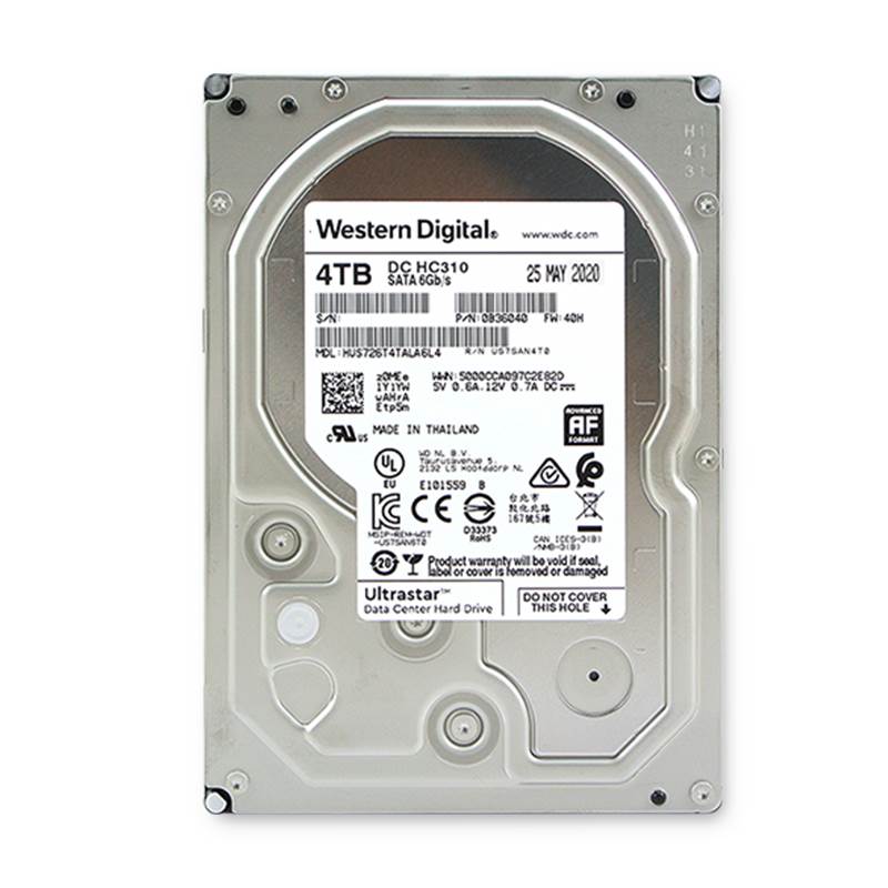 WD/西数 HUS726T4TALE6L4 4T HC310企业级3.5SATA硬盘256M4TB - 图1