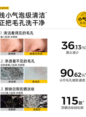 C咖胶态硫控油净痘氨基酸双管洗面奶清洁祛痘肌油皮洁面乳灰白管