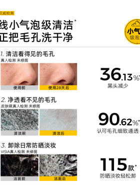 C咖胶态硫控油净痘氨基酸双管洗面奶清洁祛痘肌油皮洁面乳灰白管