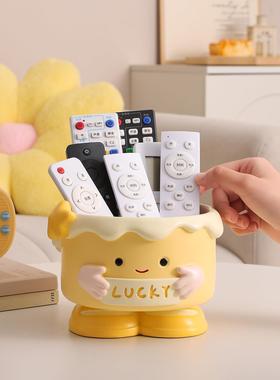创意蛋糕遥控器收纳盒摆件客厅桌面装饰摆件玄关钥匙收纳乔迁礼物