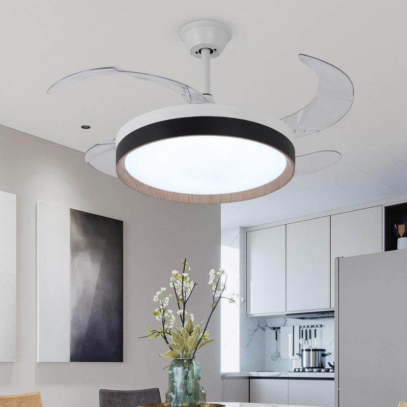 全光谱护眼变频风扇灯隐形吊扇灯智能遥控现代风客厅餐厅卧室灯具,淘宝优惠券,粉丝福利购,淘宝优惠卷