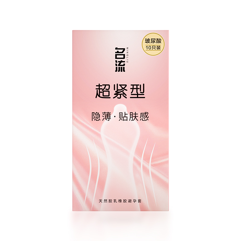 名流超小号避孕套45mm超薄裸感紧绷玻尿酸安全套套男女用正品官方-图3