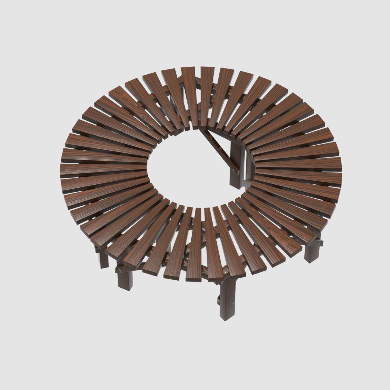 圆形围树花架凳子座椅户外防腐木花架树椅凳子实木庭院花盆架子,淘宝优惠券,粉丝福利购,淘宝优惠卷