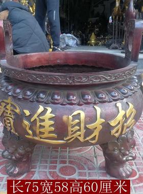 铜香炉纯铜特大号香炉家用供奉供佛寺院寺庙祠堂香炉有求必应摆件