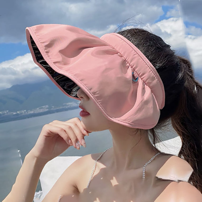 DH韩版贝壳渔夫帽遮阳太阳帽防紫外线