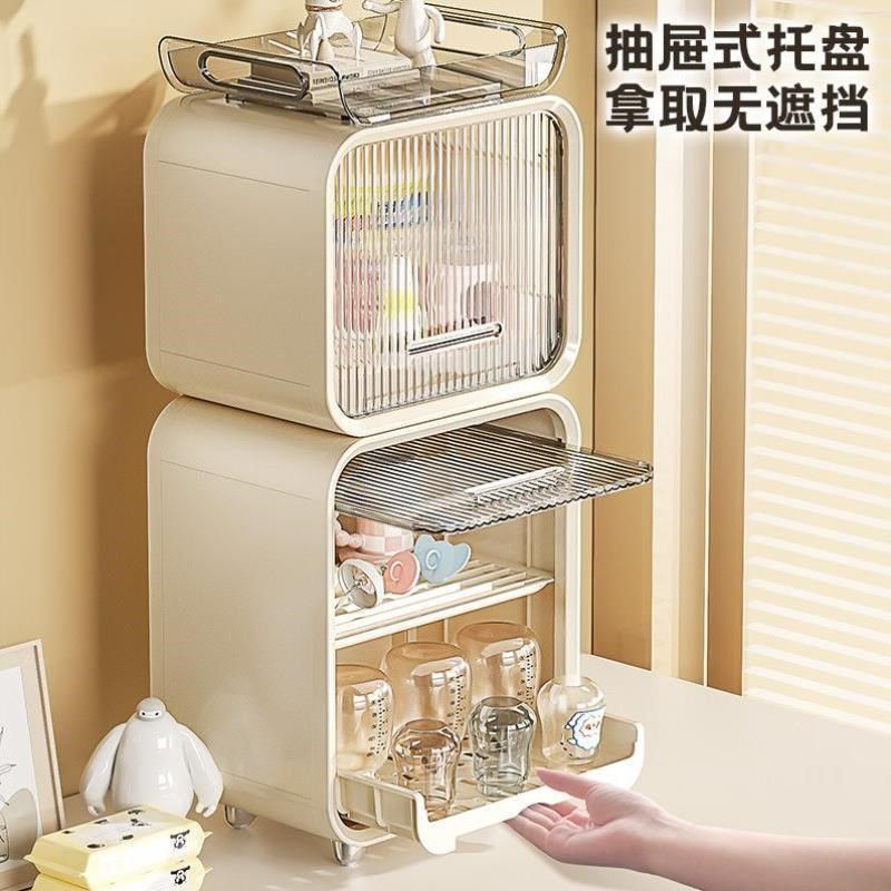 婴儿奶瓶b沥水架防尘带盖宝宝碗筷辅食工具晾干柜收纳箱水杯置物,淘宝优惠券,粉丝福利购,淘宝优惠卷