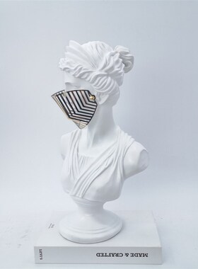 欧式家居饰品摆件面具人装饰品客厅玄关边几售P楼部展厅雕塑摆设