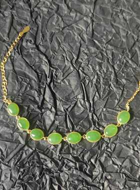 款式新颖风格天然和田玉多宝手链