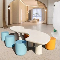 Kindergarten Children Creative Table And Chairs Combine Outdoor Furniture Casual Sitting Stool Custom GRP Mall Beauty Chen