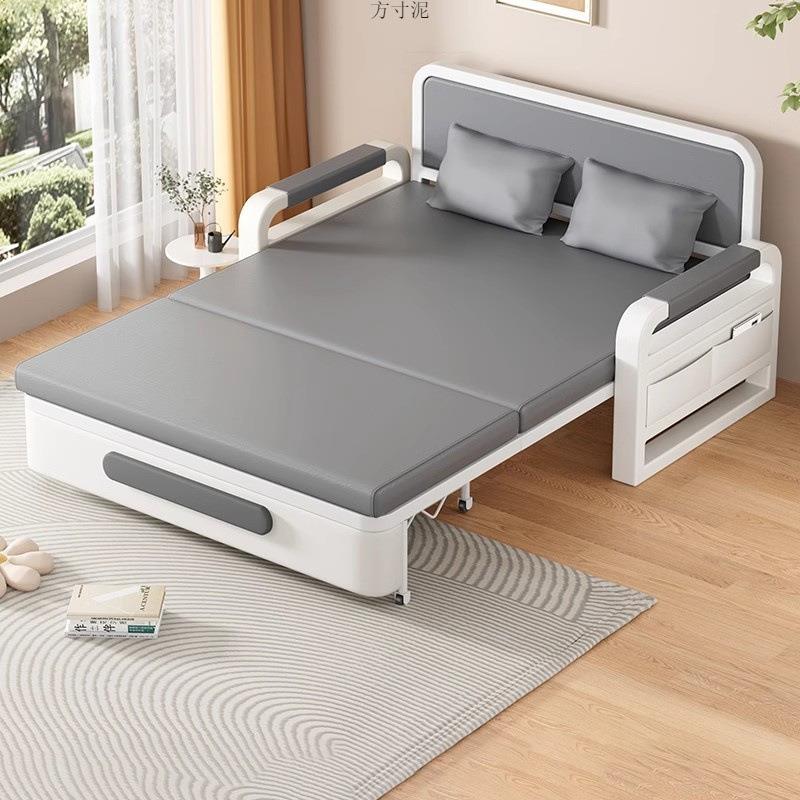 沙发床一体两用网红款小户型新款单人床阳台多功能双人折叠床 - 图0