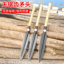 Multifunction turnoff point Full steel spear Shovel Gardening Tip Spade outdoor camping cleaters open mountain spear knife Zulu spear spear