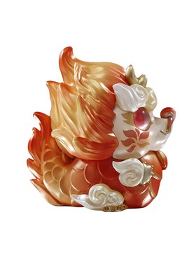 2024年生肖龙车载摆件蹲蹲招财C吉祥物新春创意工艺品生日祝福礼