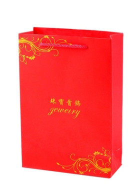 外包装印刷袋烫莲花首饰袋