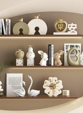 高级装感小众摆件古中风客厅柜软202D01250415新款老板办公室酒书