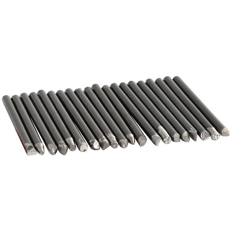 High-hardness rolled-engraved chisel, steel-stamped flower work, hand-carved bracelets, rings, gold and silver jewelry, gold-smithing tools