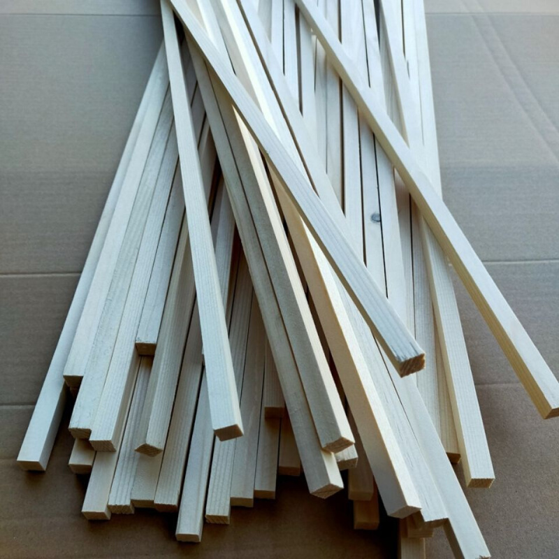 11松木手工模型材料小木条木方木线条木块实木龙骨抛光条 - 图3