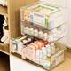 Drawer-type medicine storage storage box for household multi-layer dustproof medicine finishing box desktop transparent stackable medicine box