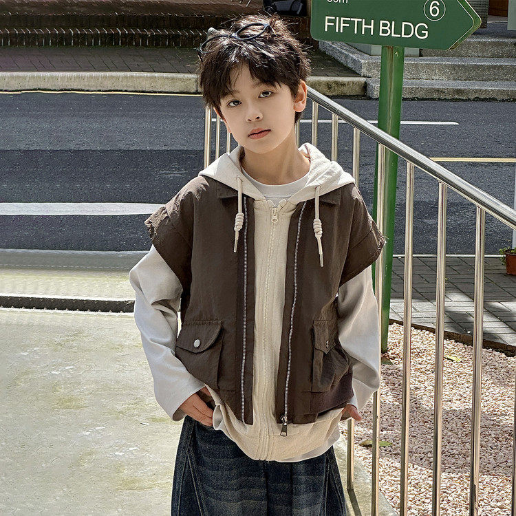 水洗连帽常规款棉类混纺拉链马甲,淘宝优惠券,粉丝福利购,淘宝优惠卷