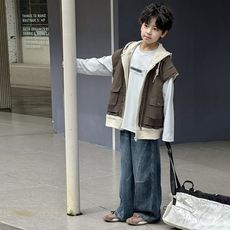 水洗连帽常规款棉类混纺拉链马甲,淘宝优惠券,粉丝福利购,淘宝优惠卷