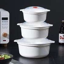 Microwave Oven Heating Special Utensil Hot Rice Container Lunch Box Utensils Bubble Noodles Bowl Home Plastic With Lid Microwave Oven Bowl