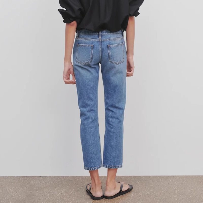 【现货】NOTHING WRITTEN九分牛仔裤女高腰小个子休闲裤小脚裤子,淘宝优惠券,粉丝福利购,淘宝优惠卷