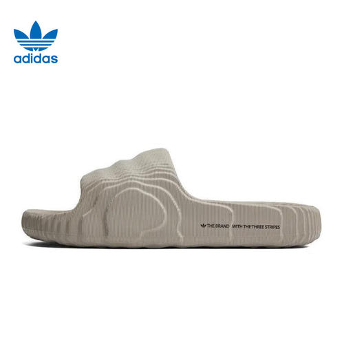 阿迪达斯三叶草中性ADILETTE 22ORI-CLASSIC运动休闲拖鞋HQ4670 - 图0