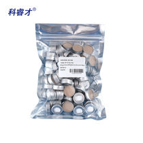 Kowise only 20ml jaw top hollow in sample bottle cap cushion 20mm opening aluminium Geflon spacer A20ml top empty