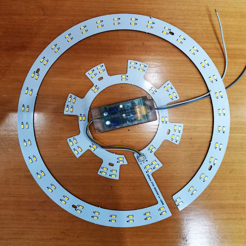 LED灯芯吸顶灯吊扇灯改造灯板环形灯管贴片光源风扇灯led替代灯盘 - 图1